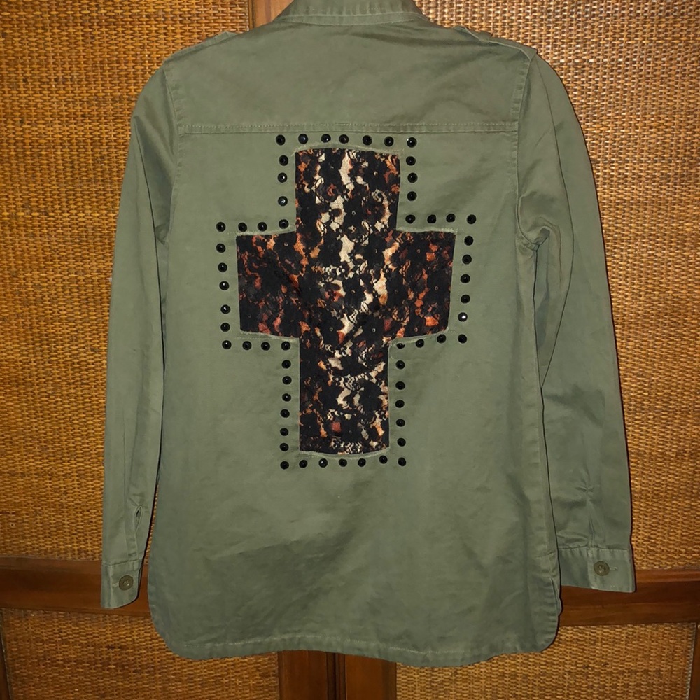 Military-style Shacket